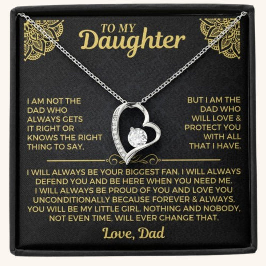 To my daughter necklace